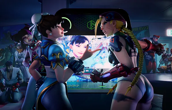 Crossover, Street Fighter, Blizzard Entertainment, Video Game, Overwatch, Widowmaker, Juno, Video Games