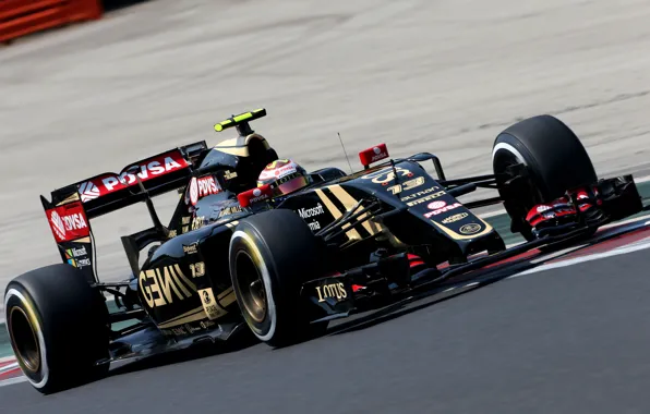 Lotus f1 team team mate pastor maldonado hi-res stock photography