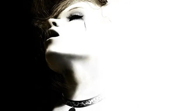 Picture girl, face, dark, tear, light, Silent Hill 2