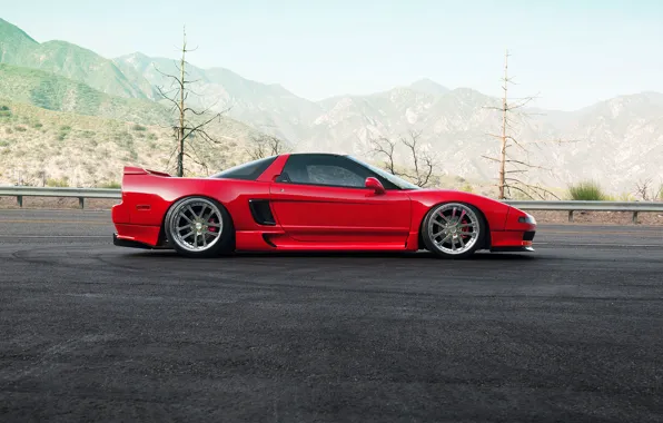 Picture car, red, honda, nsx, 1013mm