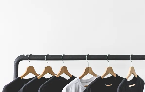 Clothing, hanger, t-shirt