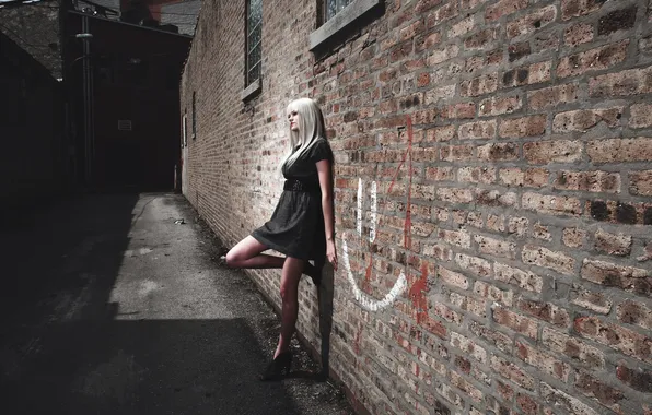 Girl, pose, background