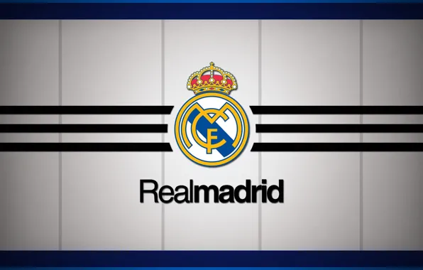 Picture logo, white, emblem, minimalism, background, football, soccer, Spain