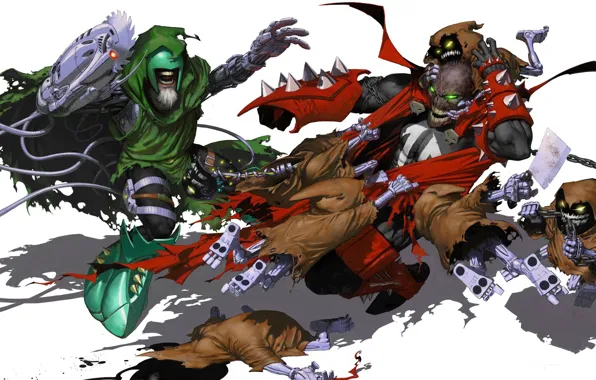 Cloak, comics, Spawn, spawn