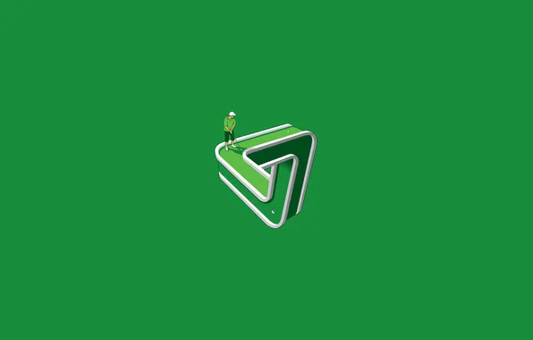 Background, Wallpaper, people, minimalism, vector, figure, art, green