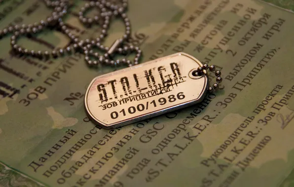 Stalker, badge, Stalker, call of pripyat