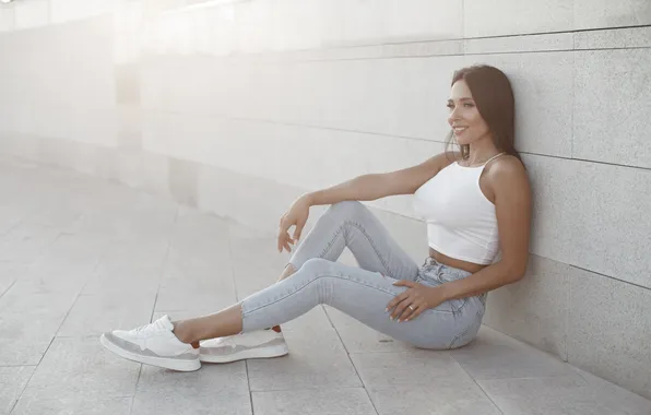 Picture woman, young, beautiful, portrait, outdoor
