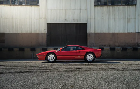 Red, Ferrari, Red, sports car, sportcar, GTO, classic, urban