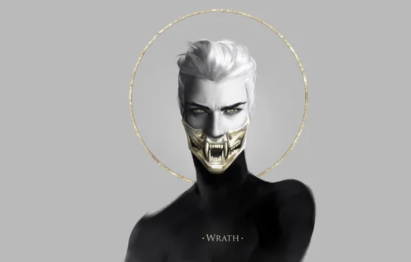 Look, fangs, guy, halo