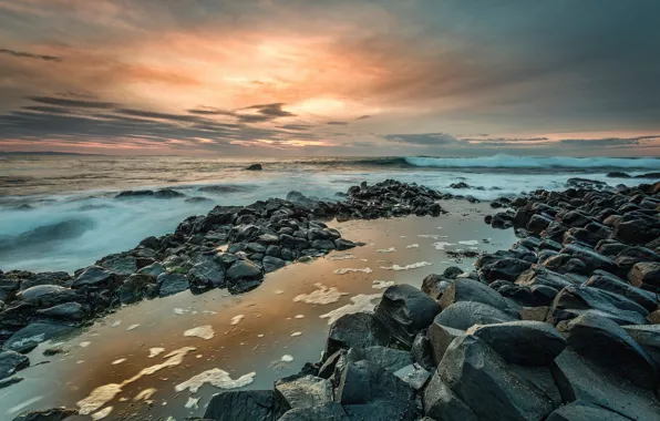 Picture coast, Northern Ireland, Giant's Causeway