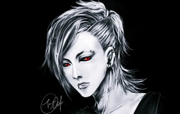 Anime, art, guy, Tokyo Ghoul, Tokyo ghoul, Uta