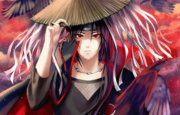 Picture anime, art, naruto, guy, naruto, uchiha itachi, yoneyu