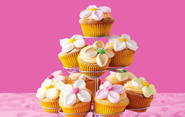 Picture decoration, cream, cakes, cupcakes, cupcakes