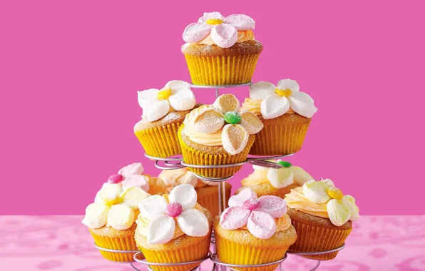 Decoration, cream, cakes, cupcakes, cupcakes