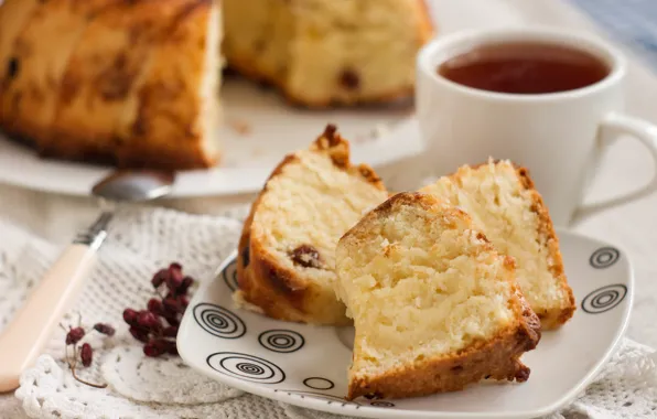 Picture tea, dessert, cupcakes