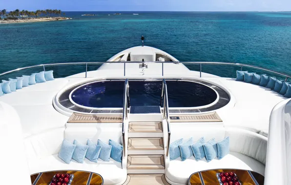 Style, pool, yacht, deck, Suite, luxury mega motor yacht