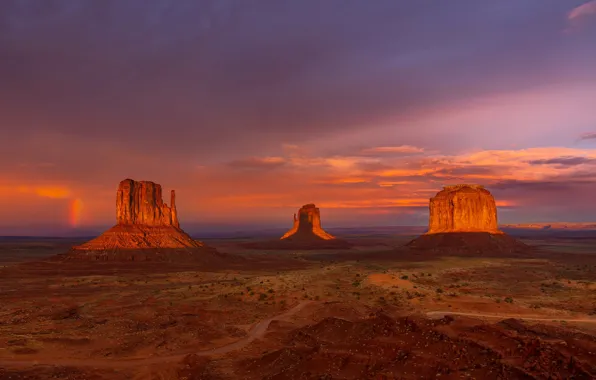 Picture Summer, AZ, USA, USA, Summer, Monument Valley, Monument Valley, After the storm