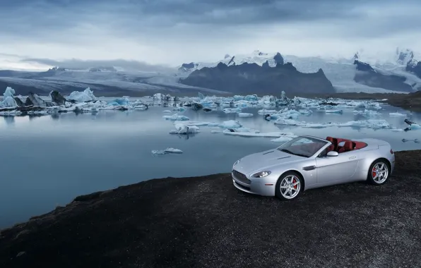 Picture Aston Martin, Vantage, iceberg, Roadster