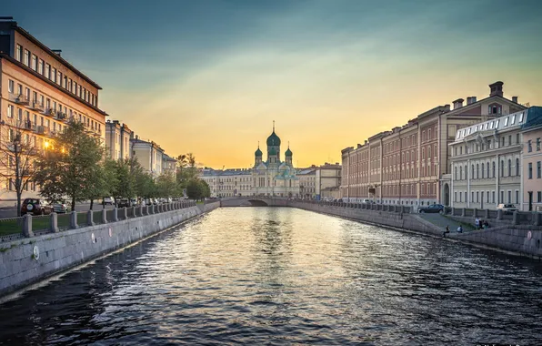 Russia, promenade, Peter, Saint Petersburg, St. Petersburg, Aleksandr Bergan