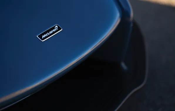 Picture McLaren, logo, close-up, Senna, badge, McLaren Senna