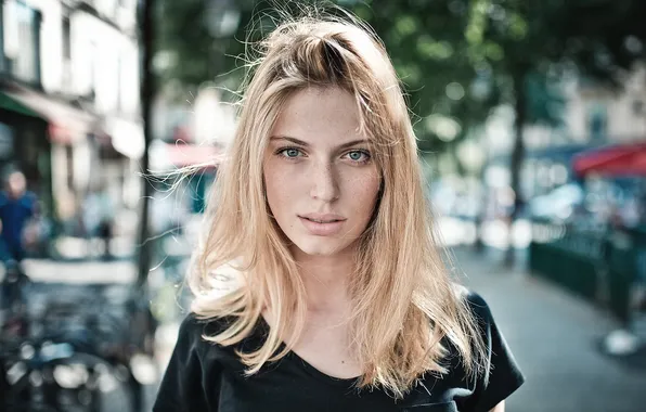 Look, girl, portrait, Sarah Darmon