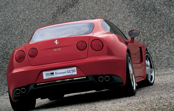 Ferrari, wallpapers, 2005, pictures, by Giorgetto Giugiaro, Beautiful red, Tokyo Motor Show, Ferrari GG50