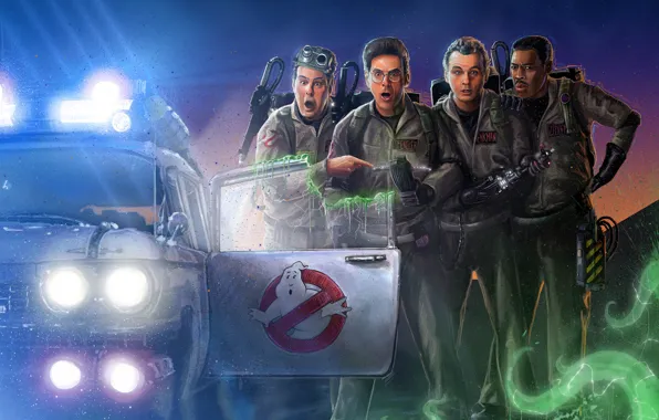 Picture machine, art, Ghostbusters, Ghostbusters