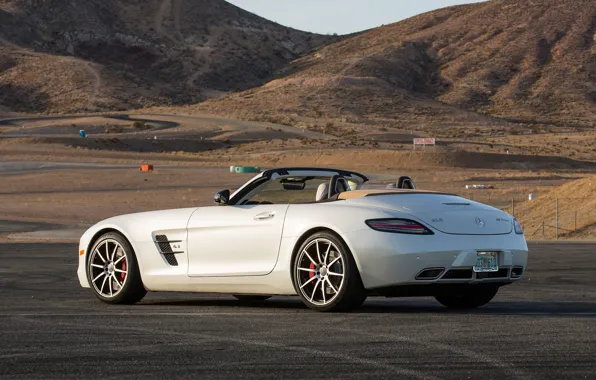 Picture auto, white, Roadster, Mercedes-Benz, Mercedes, AMG, SLS, Mercedes-Benz