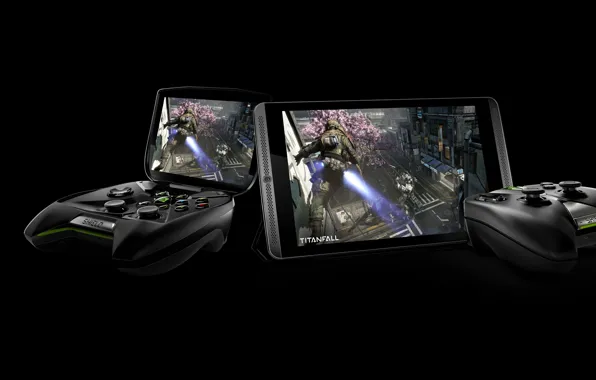 Picture high-tech, control, screen, console, video games, Titanfall, nvidia shield 2, tegra k1
