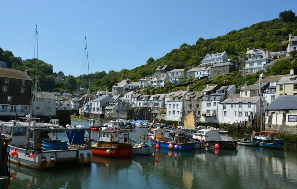 Picture England, England, Cornwall, Harbour, Harbour, Polperro, Polperro, Resort town