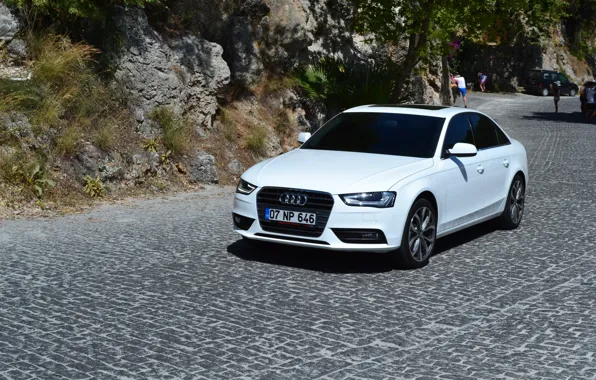 Picture mountains, Audi, cars