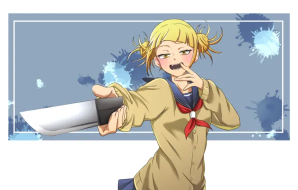 Girl, knife, Boku No Hero Academy, My Hero Academy, Toga Chemical