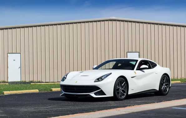 Picture Ferrari, White, Berlinetta, F12