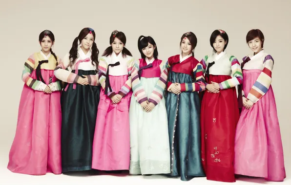 Picture music, girls, Asian girls, South Korea, Kpop, T-ARA, hanbok