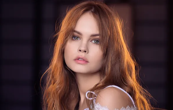 Picture look, face, background, hair, portrait, Anastasia Shcheglova, Alexander Umenov