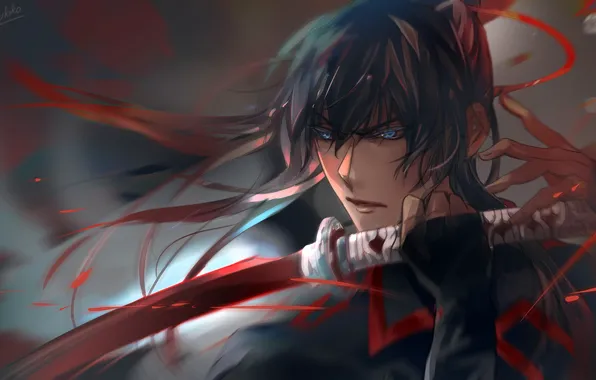 Look, samurai, guy, D. Gray-man