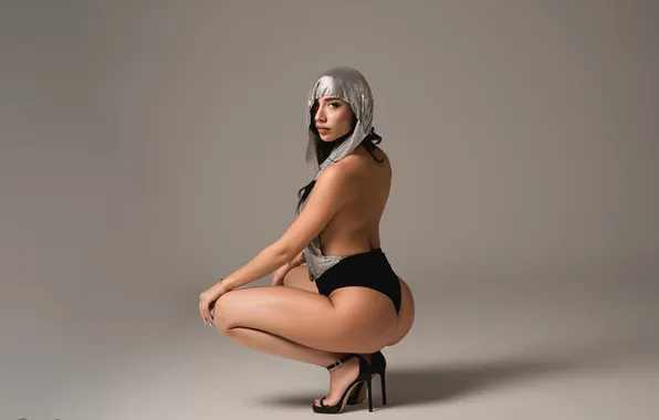 Ass, look, sexy, pose, background, model, body, makeup