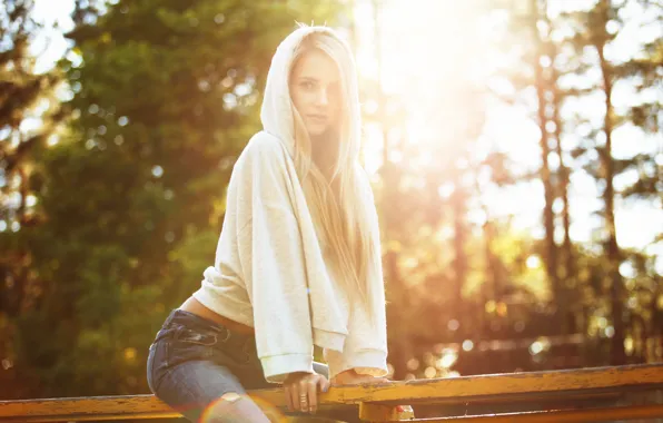 Summer, look, face, background, model, hair, beauty, Alena