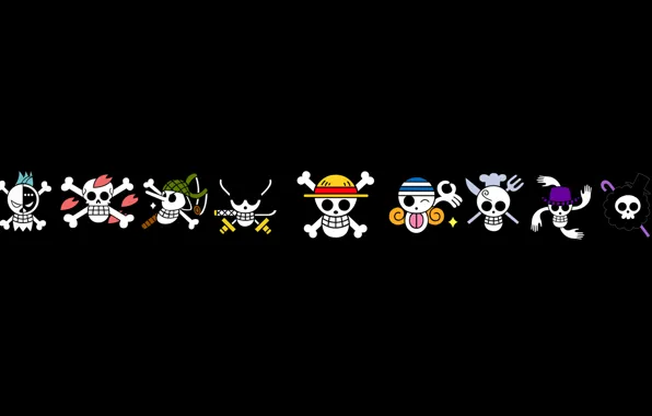 Skull, minimalism, anime, smile