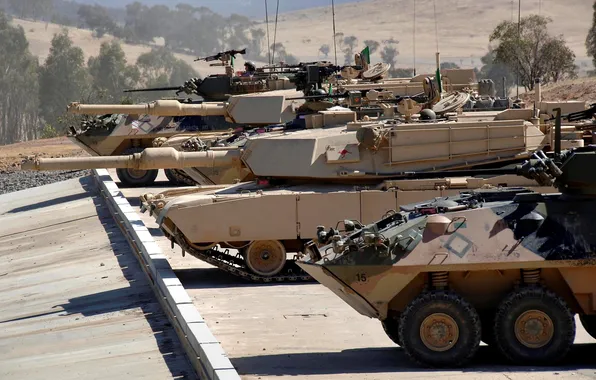 Picture tanks, Abrams, military equipment, Abrams