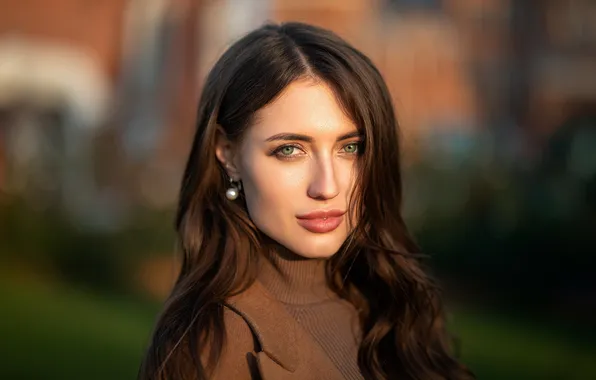 Girl, sweetheart, model, Face, Wallpaper, Portrait, brown hair, beautiful