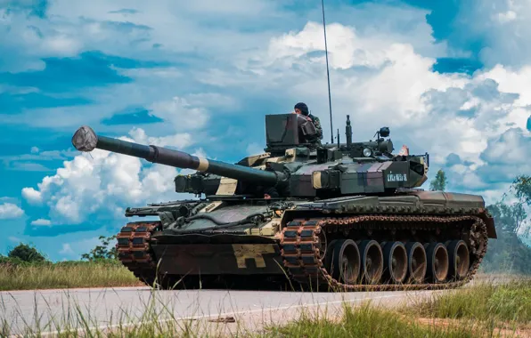 The sky, tank, Ukraine, Stronghold, OKB imeni Morozova, BM "Oplot", The Royal Thai army, Hold-T