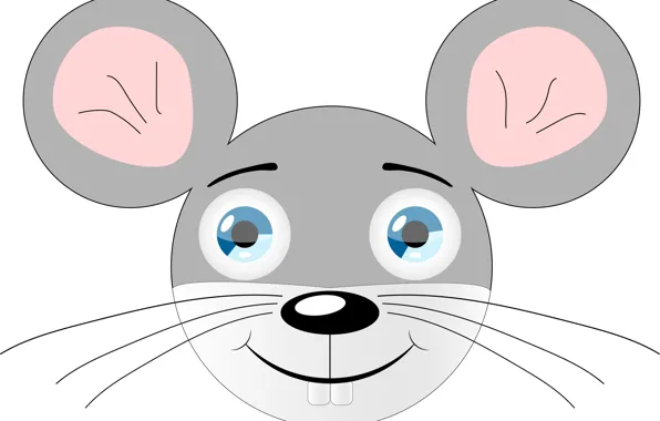 Grey, animal, vector, figure, vector, picture, pattern, illustration