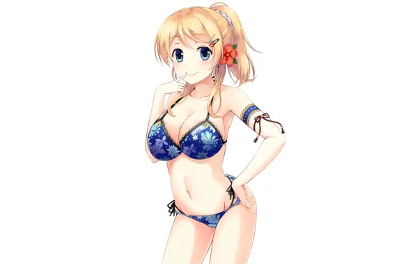 Picture girl, sexy, cleavage, long hair, boobs, anime, beautiful, pretty