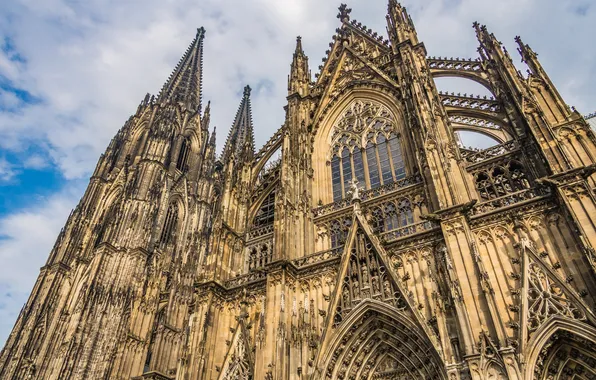 Picture cathedral, gothic, germany, german, building, church, religion, cologne