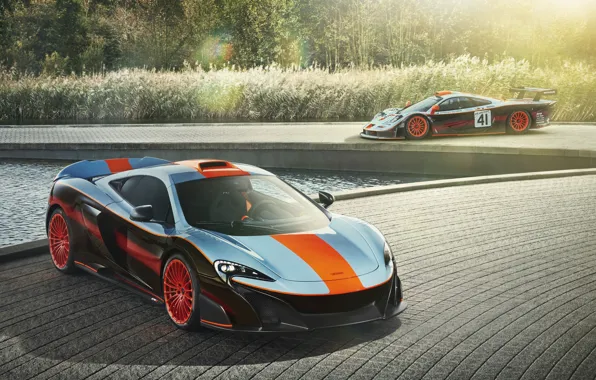 McLaren, 2018, Longtail, MSO, 675LT, F1 GTR, Gulf Racing