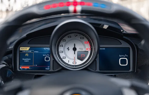 Devices, tachometer, Ferrari, Ferrari, supercar, supercar, the only instance, 2020