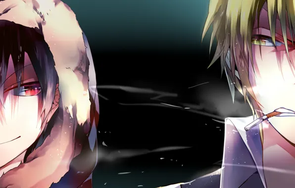 Art, guys, Durarara!!, The headless horseman