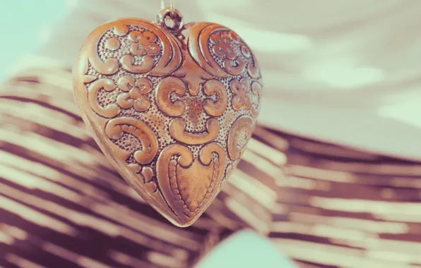 Heart, pendant, decoration, engraving
