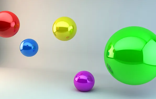 Shine, color, ball, ball, the volume